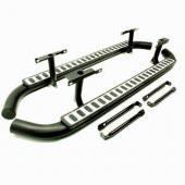 LAND ROVER DEFENDER 110 YAN BASAMAK SETİ KROM SİYAH OEM TİP - 1