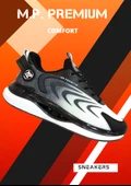 1747-1224 Anatomik Tabanlı Fileli Sneakers Ayakkabı - 4