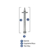 NK Pullu Çelik Çivi 42 MM - 3