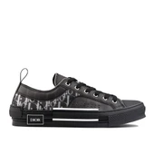 Black & White Oblique B23 Low Top Sneakers - 1