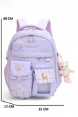 Relaxion 2174-1450 İthal Kore Tarzı Unisex Çocuk İlkokul Sırt Çantası - 2
