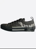 Black & White Oblique B23 Low Top Sneakers - 3