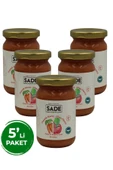 Sade Organik Organik Havuç-Elma Püresi 100gr +4 Ay ( 5'li Paket ) - 1