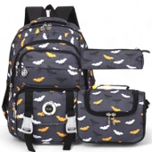 Kidessa 2055 Anatomik Sırtlı Yapılı Unisex Çocuk İlkokul Beslenmeli Sırt Çantası - 2