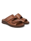 Konfores 2041 Masaj Tabanlı Hakiki Deri Tam Anatomik Erkek Terlik thumbnail 4