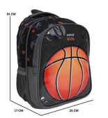 Kidessa 1668 Anatomik Sırtlı Yapılı Erkek Çocuk Beslenmeli İlkokul Çantası thumbnail 8