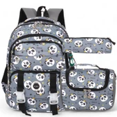 Kidessa 2055 Anatomik Sırtlı Yapılı Unisex Çocuk İlkokul Beslenmeli Sırt Çantası - 3