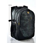 Konfores 1553-2235 Unisex Anatomik Yarasa Sırt Okul Çantası - 5