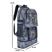 Konfores 1306 Çadır Kumaş Seyehat ve Dağcı Sırt Çantası - 2