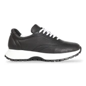 Konfores 1965-273061 Hakiki Deri Anatomik Tabanlı Kadın Sneakers Ayakkabı - 4