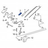 MERCEDES W124 W201 W202 W208 W210  KASA SİLECEK KOLU KAPAĞI 1248240349 - 3