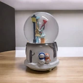 Renk Değiştiren Romantik Sevgili Kar Küresi - 2