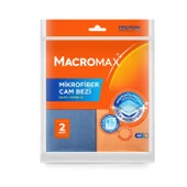 MACROMAX MİKROFİBER CAM BEZİ 2 Lİ - 1