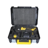 RTS5050 Şarjlı Avuç Taşlama Makinası Kömürsüz 125mm 8.500 Rpm 2x4 Ah 20V Çift Akü S-Lion - Akü Dahil - 4