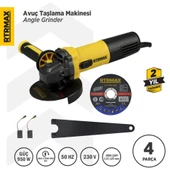 RTM1095 Avuç Taşlama Makinası 125 mm 950 W Devir Ayarlı - 1
