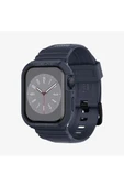 Apple Watch Seri (45mm / 44mm) Kılıf, Spigen Rugged Armor Pro Charcoal Gray Outlet - 8