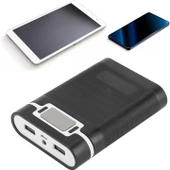 Shanrya DIY güç bankası, Cep telefonları Için USB arayüzlü Harici şarj cihazı (Siyah) thumbnail 4