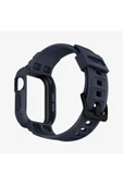 Apple Watch Seri (45mm / 44mm) Kılıf, Spigen Rugged Armor Pro Charcoal Gray Outlet - 3