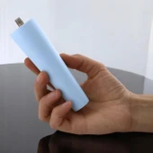 2 Adet Ahşap Ayak 12 Cm Açık Mavi M8 Civatalı Bağlantı Aparatlı Dolap Mobilya Koltuk Kanepe Destek Ayağı Ayakları - 5