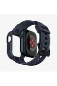 Apple Watch Seri (45mm / 44mm) Kılıf, Spigen Rugged Armor Pro Charcoal Gray Outlet - 7