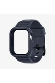 Apple Watch Seri (45mm / 44mm) Kılıf, Spigen Rugged Armor Pro Charcoal Gray Outlet - 2