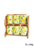 MISS BETTY 9878 CITRUS STANDLI 6LI PORSELEN BAHARATLIK - 2