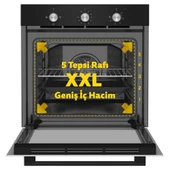 Simfer 8228 Trend  Siyah Cam, Mekanik Timer, 4 Fonk.Power Tu thumbnail 4