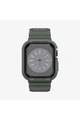 Apple Watch Seri (45mm / 44mm) Kılıf, Spigen Rugged Armor Pro Military Green - 1