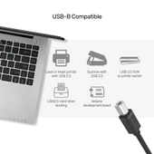 UNITEK USB-A TO USB-B YAZICI KABLO 2MT (Y-C4001GBK - 4