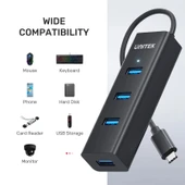 UNITEK TYPE-C TO 4 PORT USB 3.0 + TYPE-C (Y-3089Z01) - 4