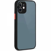 Apple iPhone 12 Uyumlu Montreal Kılıf Ve Nano Cam Ekran Koruyucu Set Siyah thumbnail 3