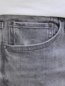 JACK JONES Erkek Likralı Siyah Kot Şort 12269612 - 7