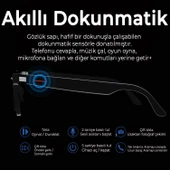 Akıllı Güneş Gözlüğü Bluetooth Komut Stereo Çift Hoparlörlü Kablosuz Unisex Polarize Trend Gözlük - 2