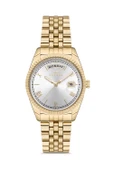 Ferro FL21131A-B Quartz Çelik Altın Rengi 35 mm Kadın Kol Saati - 1