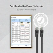 UNITEK CAT6 PATCH KABLO 20MT FLAT 1GBPS, SİYAH (C1815GBK) - 1