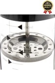 Çok Amaçlı Isıyı Koruyan Süzgeçli Bitki Çayı Filtre Kahve Demlik Ölçü Kabı Cam French Press 350 ml - 6
