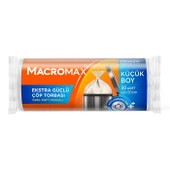 MACROMAX EKSTRA GÜÇLÜ ÇÖP TORBASI KÜÇÜK BOY 30LU 40X50CM  ÖZEL SOFT KOKULU - 1