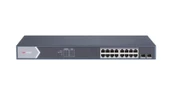 HIKVISION DS-3E1518P-SI 16XGE+2XGE/SFP 225W F.GİGABİT POE SWİTCH - 1