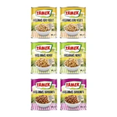 Tamek Haşlanmış Kuru Fasulye - Nohut - Barbunya 800 gr 6 lı Karma Paket - 1