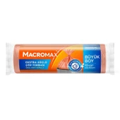 MACROMAX EKSTRA GÜÇLÜ ÇÖP TORBASI ORTA BOY 10 LU 65X80CM  ÖZEL SOFT KOKULU - 1