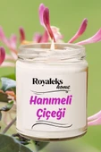 Doğal Özel Seri Kokulu Dekoratif Kavanoz Mum 210 cc - Hanımeli Esansı - RYL - 3