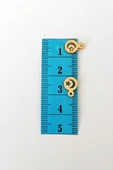 Oya Abiye Bileklik Kolye Pleksi Metalik Plastik Pul Altın Renk 8 gram 85 adet - BNC483 - 2