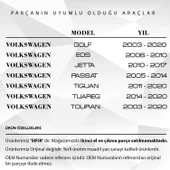 VW Caddy, Skoda Kodiaq için Ön Cam Silecek Suyu Fıskiye Memesi 2'li - 3
