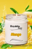 Doğal Özel Seri Kokulu Dekoratif Kavanoz Mum 210 cc - Mango Esansı - RYL - 3