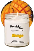 Doğal Özel Seri Kokulu Dekoratif Kavanoz Mum 210 cc - Mango Esansı - RYL - 1
