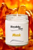 4 Adet Doğal Özel Seri Kokulu Dekoratif Kavanoz Mum 4X210 cc - Royal Set - RYL - 4