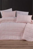 Cratos Comfort Çift Kişilik Yatak Örtüsü Pudra thumbnail 1