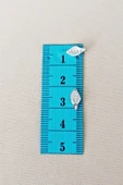 Oya Abiye Bileklik Kolye Pleksi Metalik Plastik Pul Gümüş Renk 8 gram 130 adet - BNC514 - 2