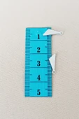 Oya Abiye Bileklik Kolye Pleksi Metalik Plastik Pul Gümüş Renk 8 gram 100 adet - BNC533 - 2