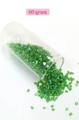 Kesme Cam Boncuk 2mm - 60 Gram - Şeffaf Yeşil - BNC355 - 1